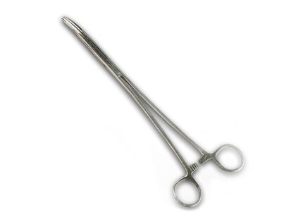Fladen Curved Forceps Stainless Steel